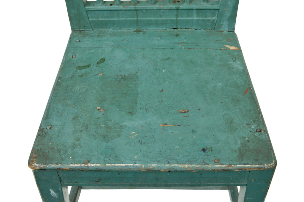 Harlequin Set of 6 19th Century Painted Pine Dining Chairs — image 6