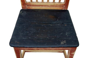Harlequin Set of 6 19th Century Painted Pine Dining Chairs — thumbnail 5