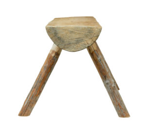 Set of 2 Scandinavian Hand Made Log Benches — thumbnail 10