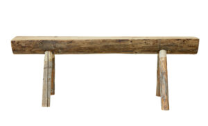 Set of 2 Scandinavian Hand Made Log Benches — thumbnail 8
