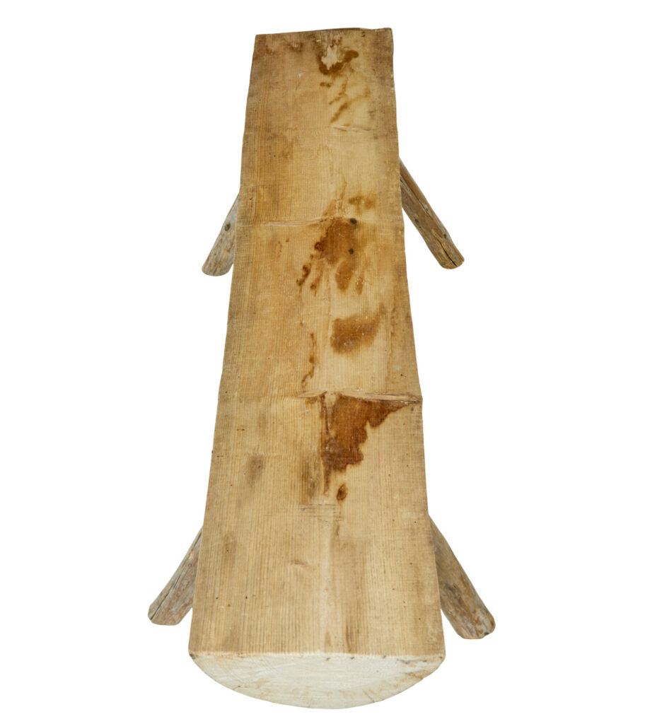 Set of 2 Scandinavian Hand Made Log Benches — image 3