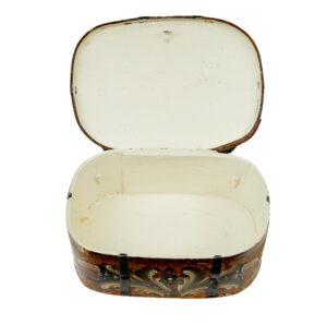 19th Century Scandinavian Folk Art Hand Painted Box — thumbnail 2