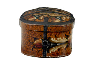 19th Century Scandinavian Folk Art Hand Painted Box — thumbnail 4