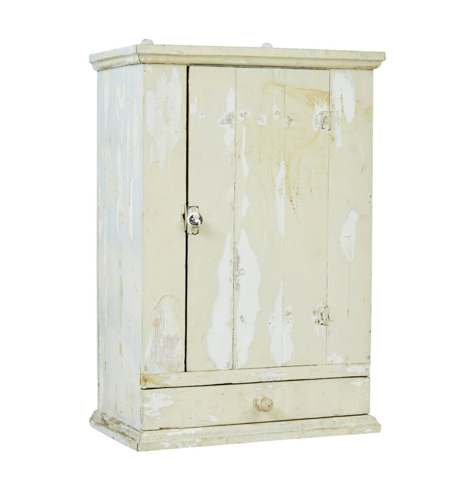 Scandinavian 19th Century Pine Wall Cupboard