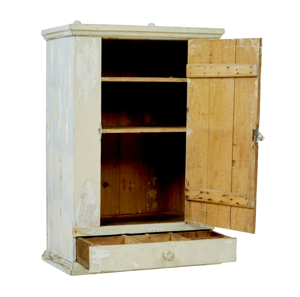 Scandinavian 19th Century Pine Wall Cupboard — image 8