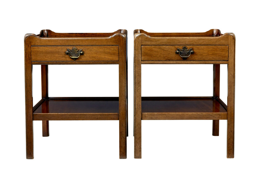 Pair of Georgian Influenced Bedside Tables