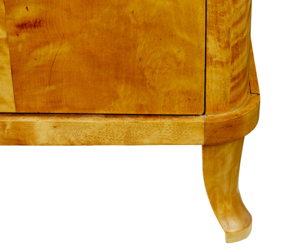19th Century Swedish Birch 3 Drawer Chest — image 6