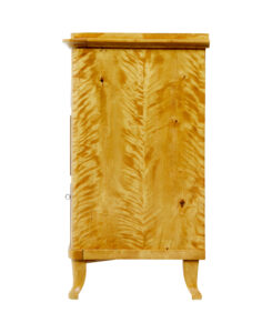 19th Century Swedish Birch 3 Drawer Chest — thumbnail 4