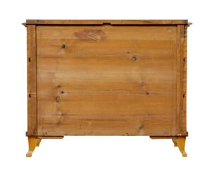 19th Century Swedish Birch 3 Drawer Chest — thumbnail 3