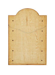 Mid Century Dome Topped and Etched Wall Mirror — thumbnail 5