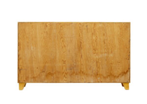 Mid Century Scandinavian Satin Birch Low Open Bookcase — thumbnail 7