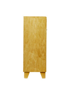 Mid Century Scandinavian Satin Birch Low Open Bookcase — thumbnail 6