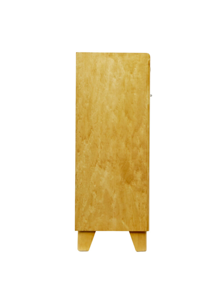 Mid Century Scandinavian Satin Birch Low Open Bookcase — image 6