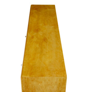 Mid Century Scandinavian Satin Birch Low Open Bookcase — thumbnail 4