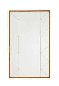 MID CENTURY SCANDINAVIAN SEGMENTED WALL MIRROR
