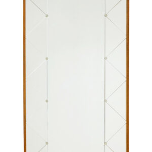 MID CENTURY SCANDINAVIAN SEGMENTED WALL MIRROR