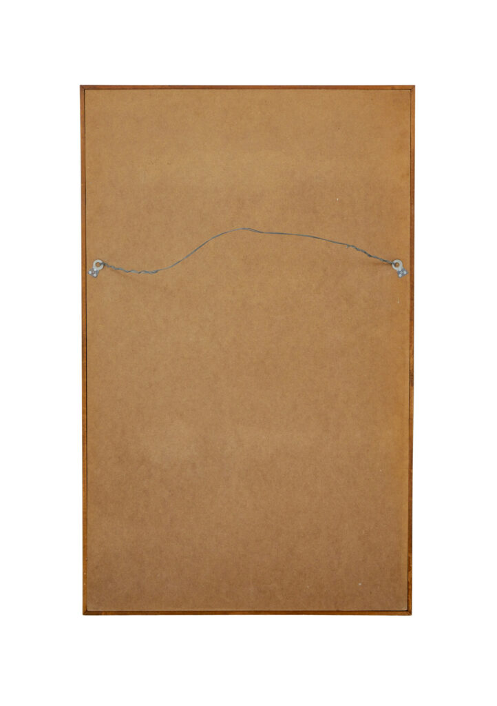 Mid Century Scandinavian Segmented Wall Mirror — image 2