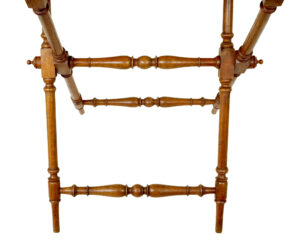 19th Century Carved Oak Butlers Tray on Stand — thumbnail 6