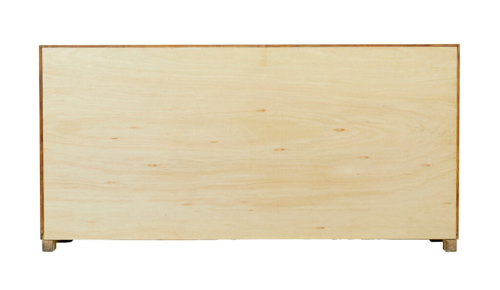Scandinavian Mid Century Elm Low Open Bookcase — image 6