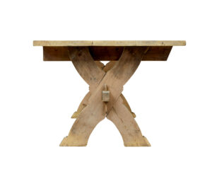 Large Mid 19th Century Swedish Pine Trestle Table — thumbnail 7
