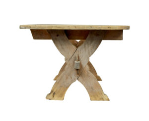 Large Mid 19th Century Swedish Pine Trestle Table — thumbnail 5