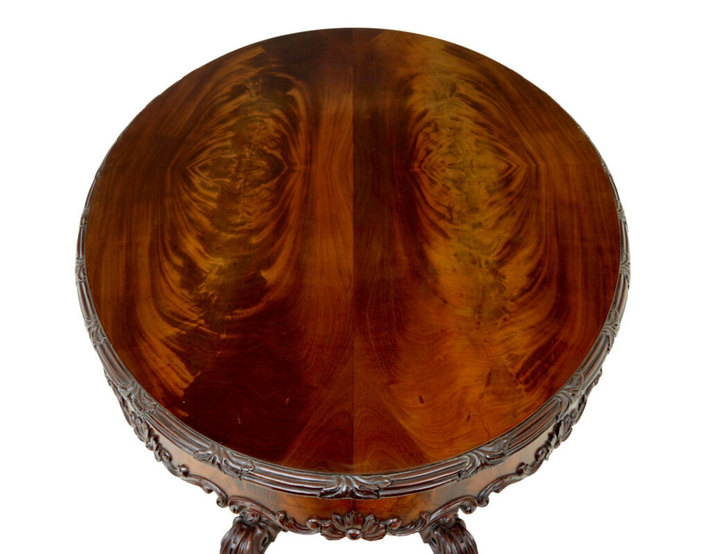 19th Century Hand Carved Oval Center Table — image 10