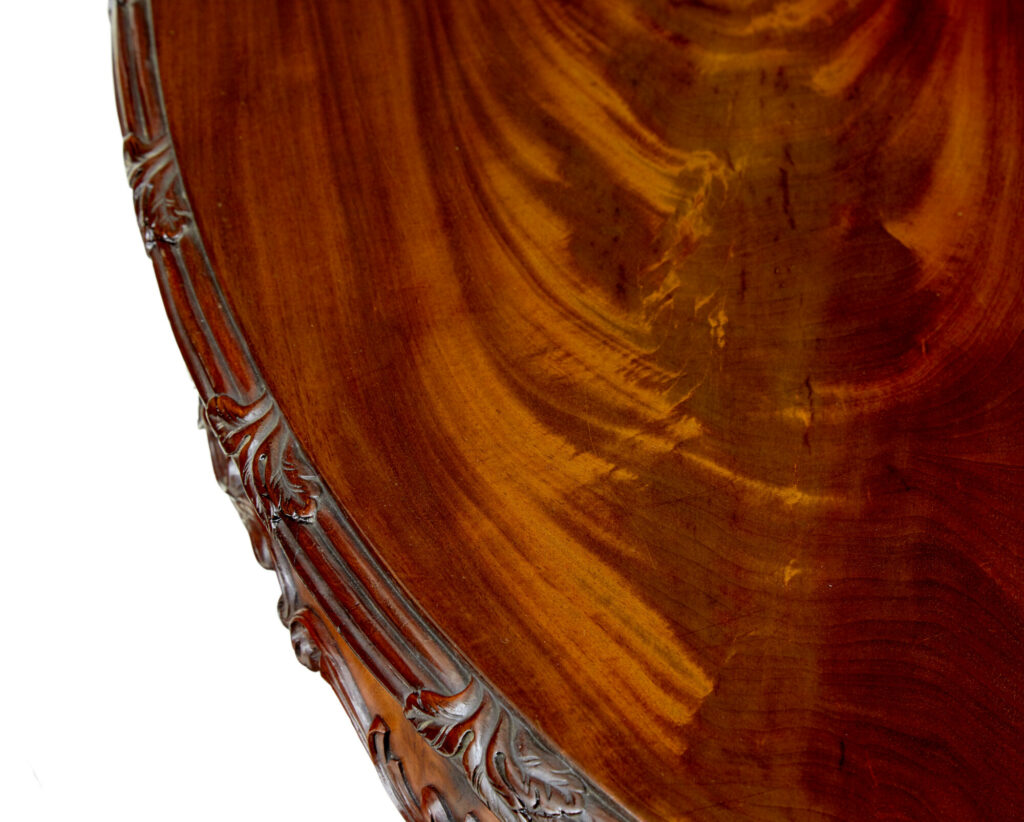 19th Century Hand Carved Oval Center Table — image 8