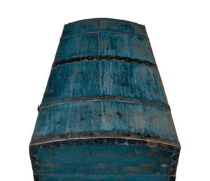 Early 19th Century Hand Painted Swedish Marriage Chest — thumbnail 12