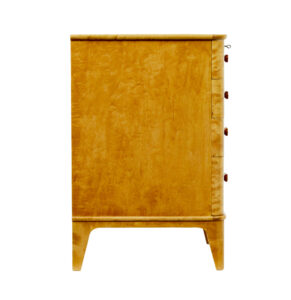 Small Mid Century Swedish Birch Chest of Drawers by Bodafors — thumbnail 2