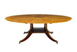 Large 20th Century Sheraton Inspired Dining Table — thumbnail 3