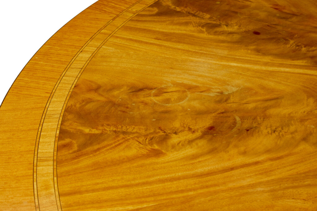 Large 20th Century Sheraton Inspired Dining Table — image 7