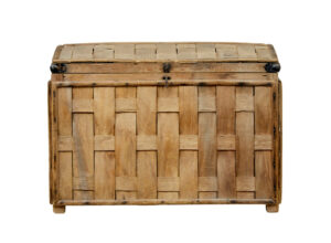 19th Century Rustic Scandinavian Hand Woven Storage Box — thumbnail 8
