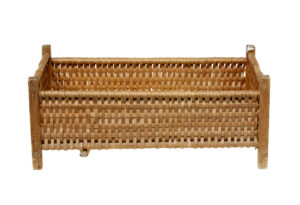 19th Century Swedish Handmade Woven Basket — thumbnail 4