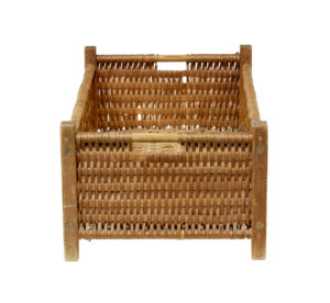 19th Century Swedish Handmade Woven Basket — thumbnail 3