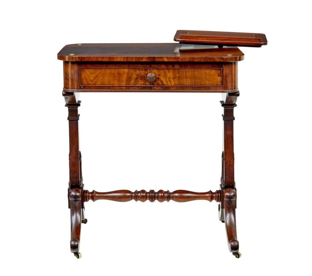 Mid 19th Century Writing Table with Folio Stand — image 9
