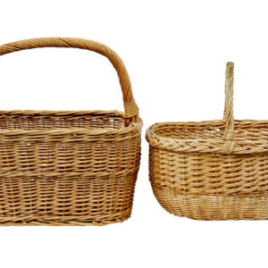 2 EARLY 20TH CENTURY SCANDINAVIAN WICKER BASKETS