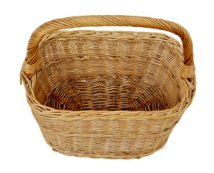 2 Early 20th Century Scandinavian Wicker Baskets — thumbnail 5