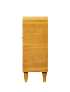 Mid Century Swedish Elm and Burr Sideboard Bookcase — thumbnail 7