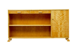 20th Century Swedish Birch Low Open Bookcase — thumbnail 10