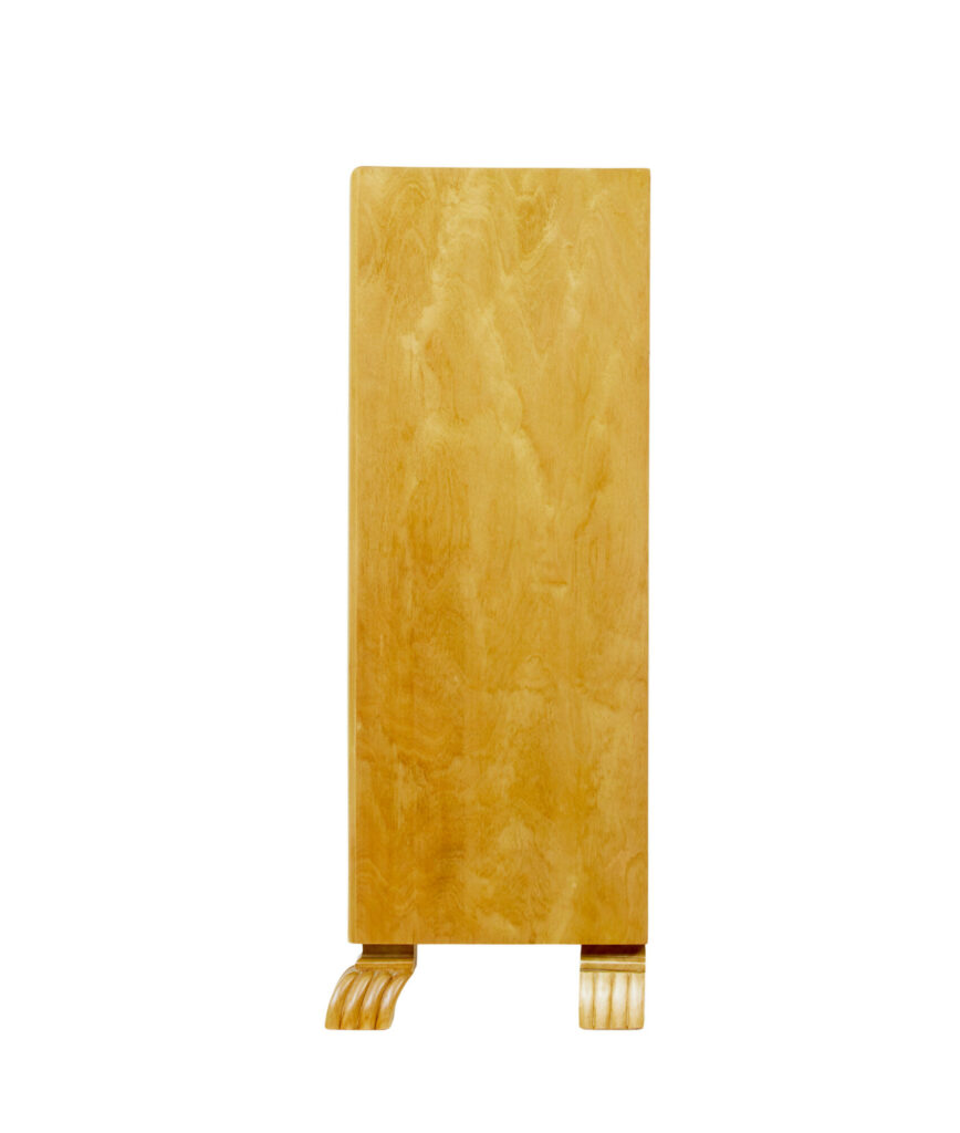 20th Century Swedish Birch Low Open Bookcase — image 9