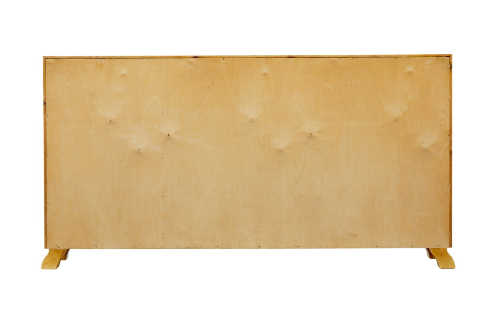 20th Century Swedish Birch Low Open Bookcase — image 8