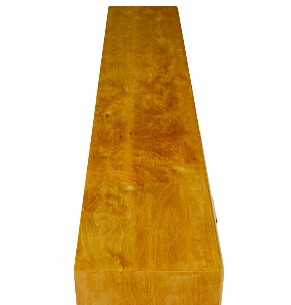 20th Century Swedish Birch Low Open Bookcase — image 5