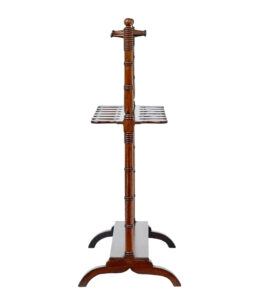 Mid 19th Century Hand Carved Boot Stand — thumbnail 2
