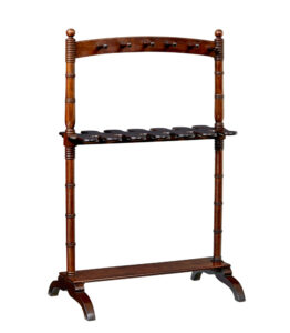 MID 19TH CENTURY HAND CARVED BOOT STAND