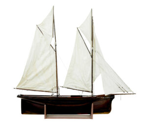 Late 19th Century Scale Model of A Wooden Boat — thumbnail 9