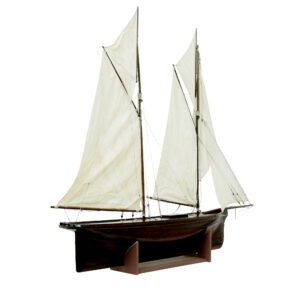 Late 19th Century Scale Model of A Wooden Boat — thumbnail 7