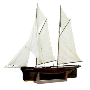 LATE 19TH CENTURY SCALE MODEL OF A WOODEN BOAT