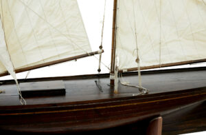 Late 19th Century Scale Model of A Wooden Boat — thumbnail 6