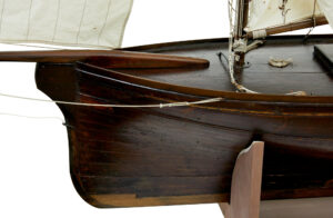 Late 19th Century Scale Model of A Wooden Boat — thumbnail 5