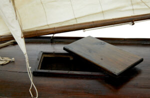 Late 19th Century Scale Model of A Wooden Boat — thumbnail 4